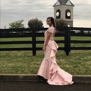 Pink Sherri Hill Formal Prom Dress